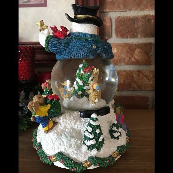 Rare Vintage Frosty The Snowman Musical Water globe - Picture 4 of 10